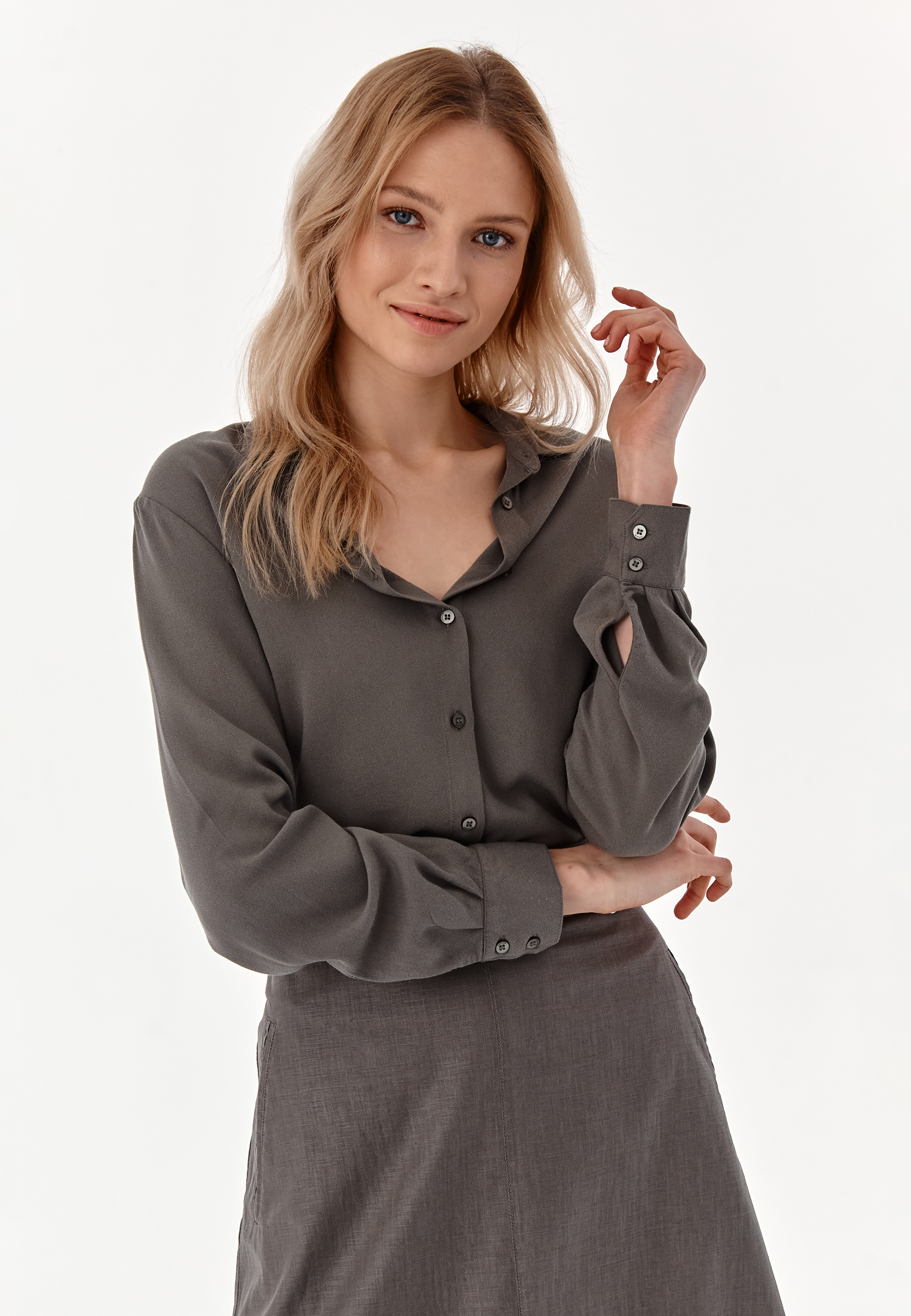 KOSZULA DAMSKA FELA 1 KHAKI 2