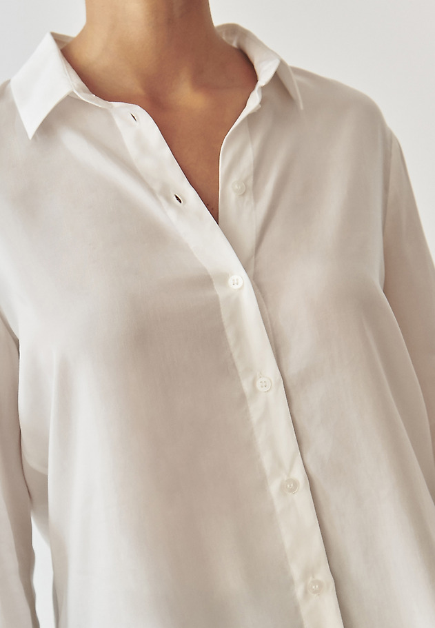 LADIES' FABRIC SHIRT WITH COLLAR - PRECJONA 1 LADIES' FABRIC SHIRT WITH COLLAR - PRECJONA 1 ECRU 6