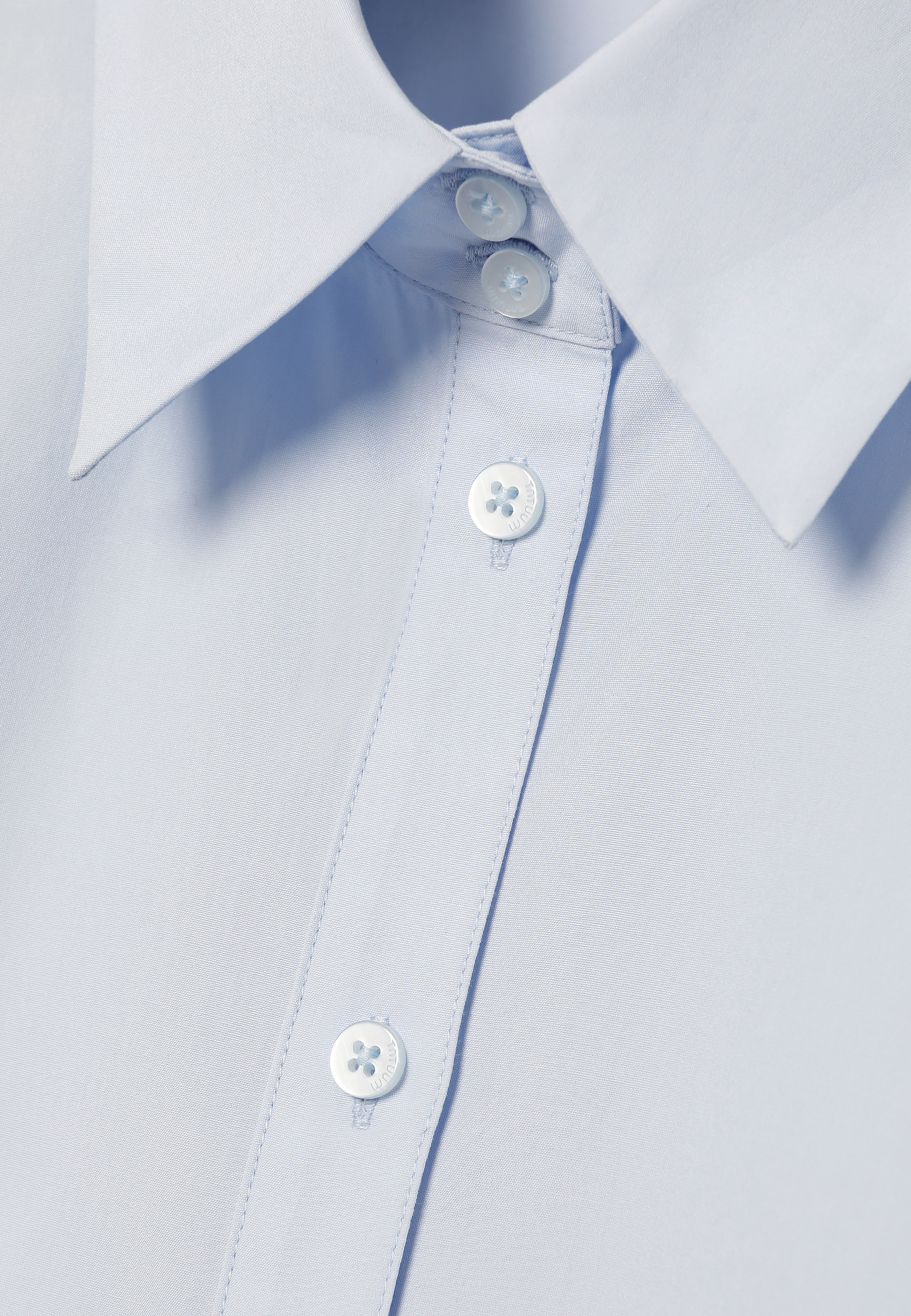 BAWEŁNIANA KOSZULA - ERWINA NIEBIESKI 2