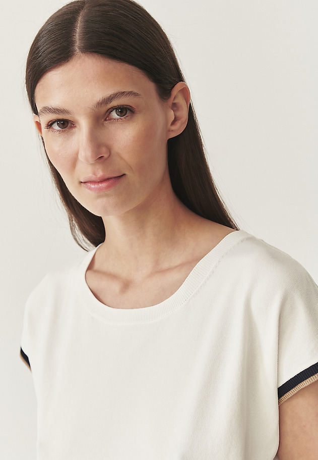 OHLAPNA BLUZA V UDOBNI PREJE - EZI OHLAPNA BLUZA V UDOBNI PREJE - EZI ECRU 3