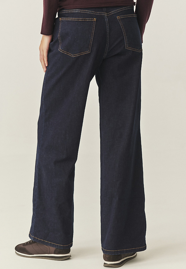 DENIM ŠIROKÉ NOHAVICE - BROOKLYN DENIM ŠIROKÉ NOHAVICE - BROOKLYN MODRÁ 3