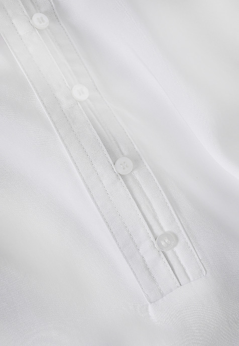 LADIES’ BLOUSE WITH A COLLAR - BENETI WHITE 2