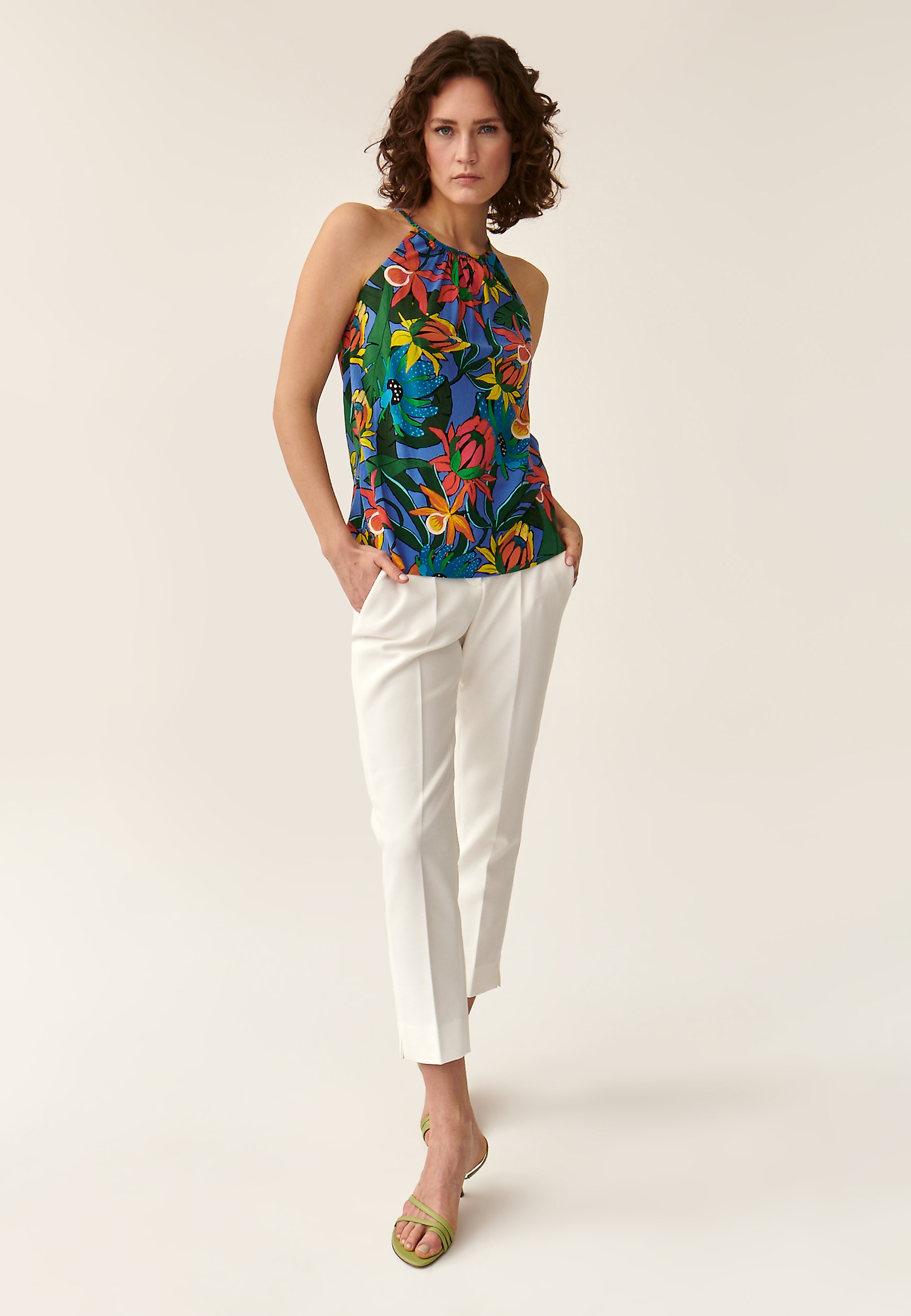 LADIES' FLORAL BLOUSE FLAMINI 1 LADIES' FLORAL BLOUSE FLAMINI 1 MULTICOLOR 88584