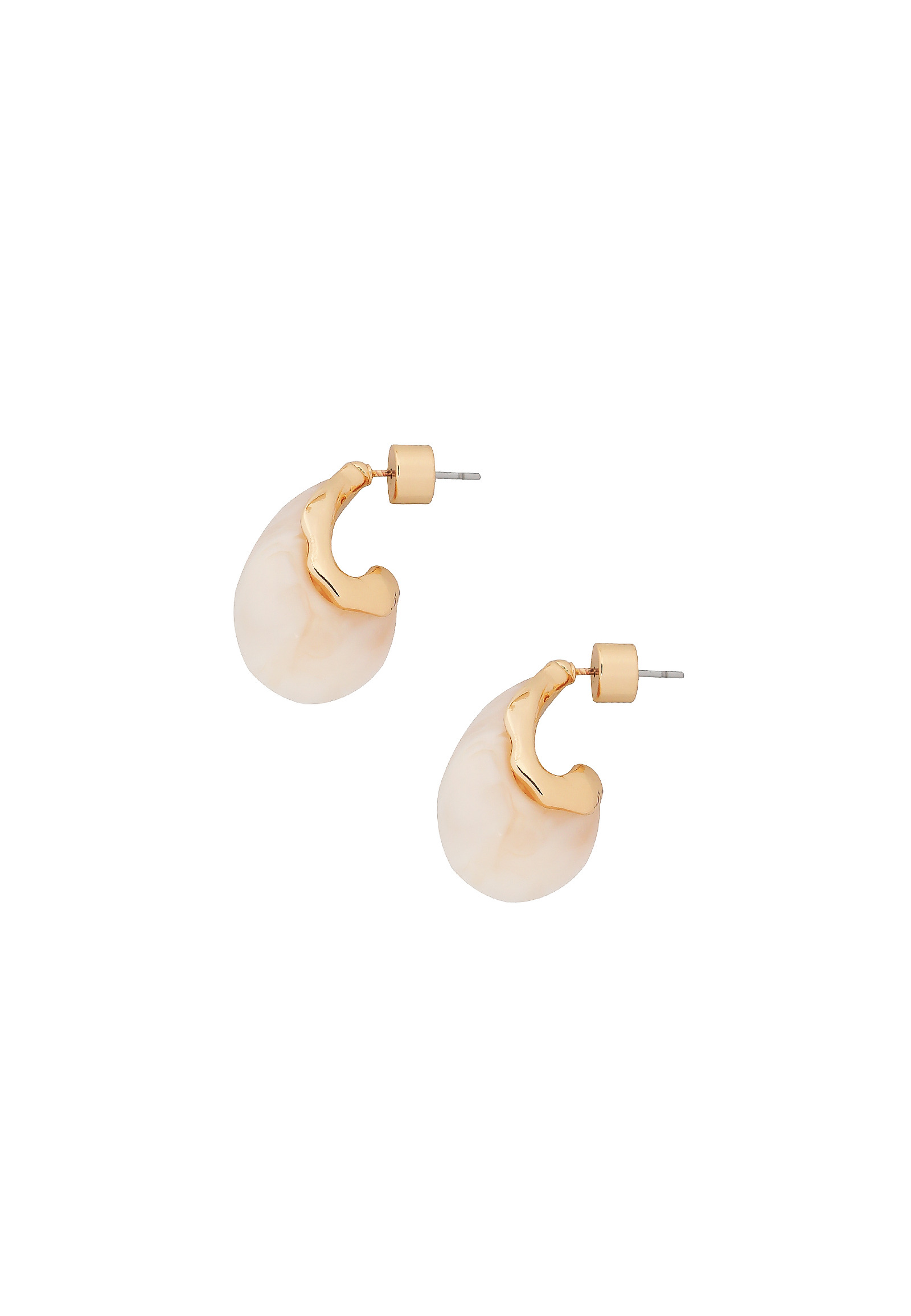 TEARDROP EARRINGS - EDDALIA TEARDROP EARRINGS - EDDALIA BEIGE 114699