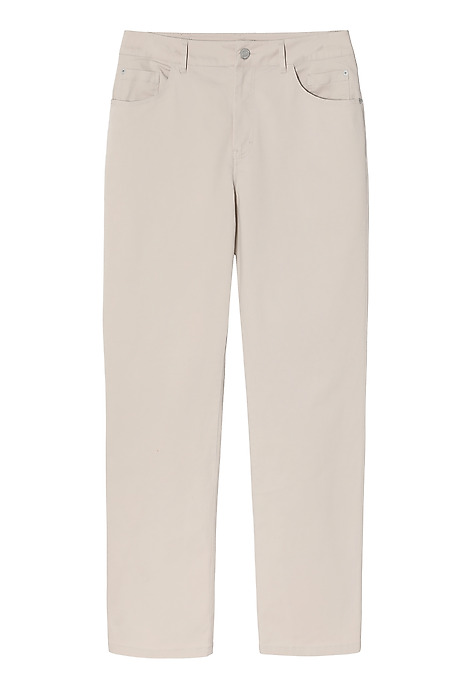 LADIES’ STRAIGHT CUT TROUSERS - KWINKO BEIGE 2