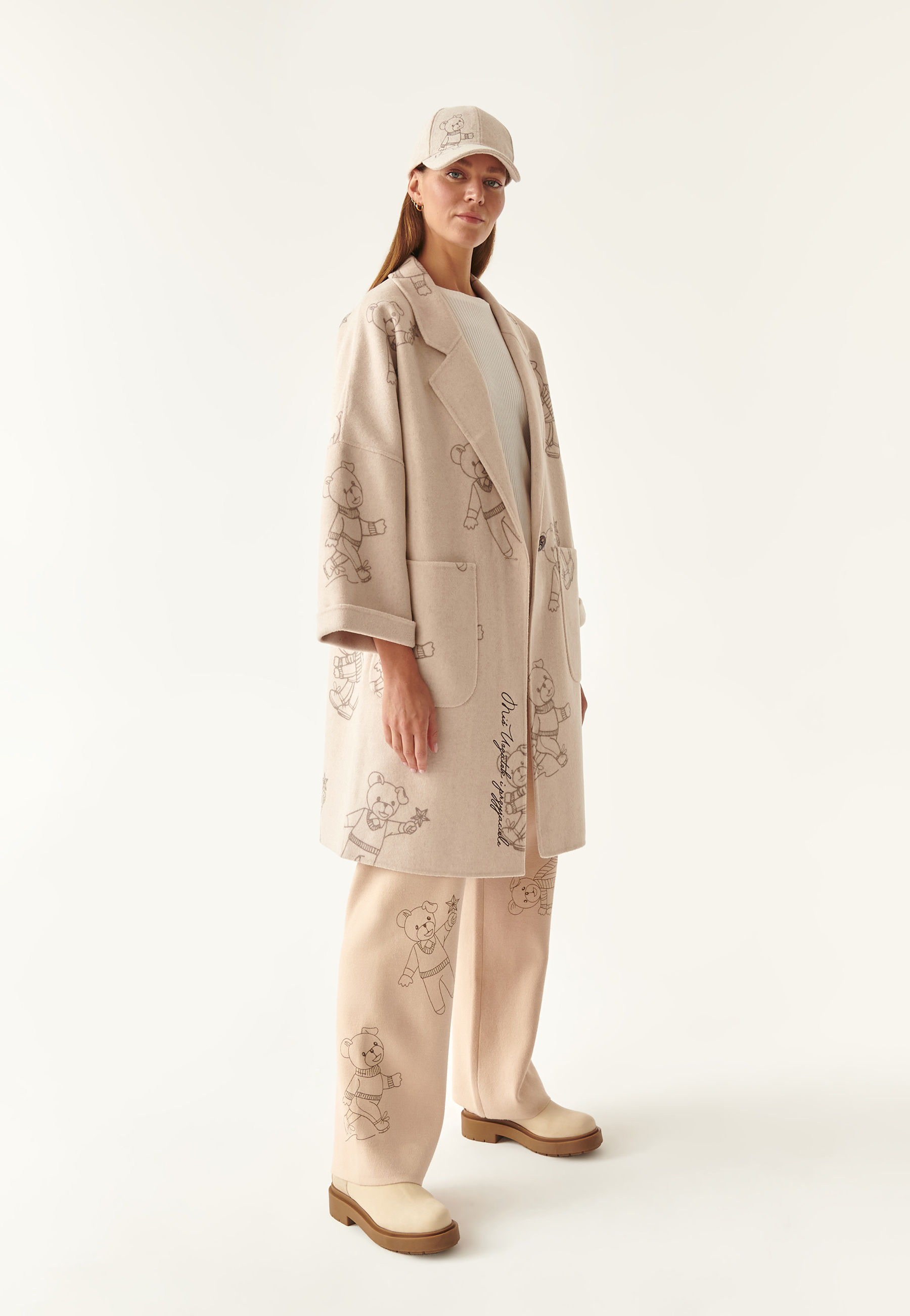 dámsky kabát textilný MISIOLANTA