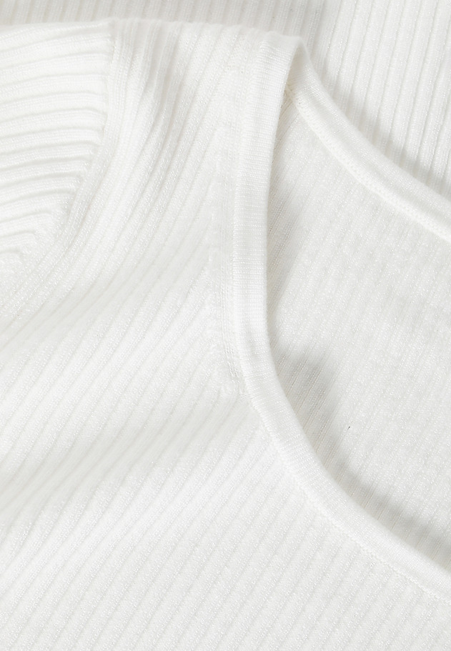 LADIES’ FITTED RIBBED SWEATER - RIBA LADIES’ FITTED RIBBED SWEATER - RIBA ECRU 7