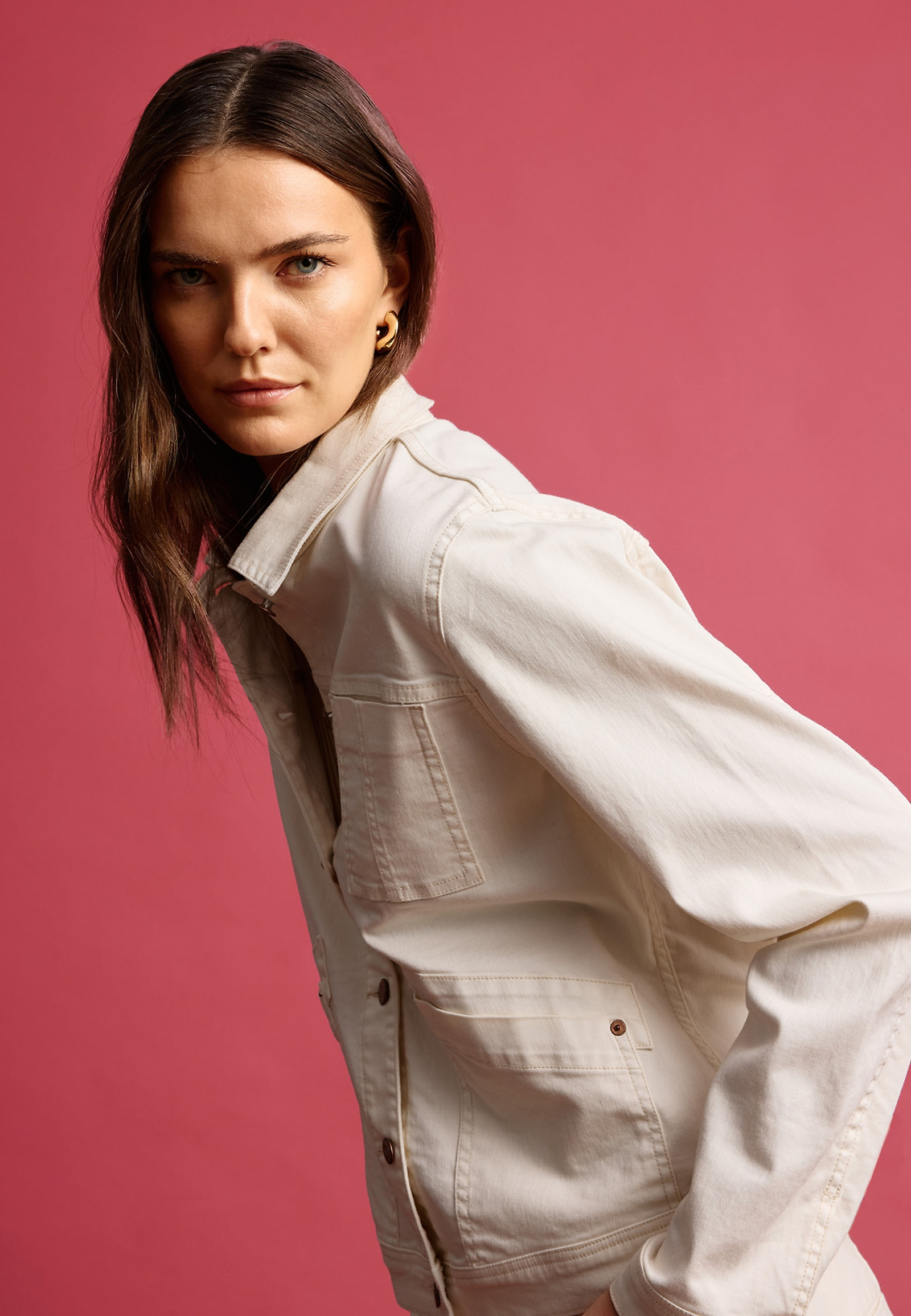 DENIM DZSEKI - BENITA DENIM DZSEKI - BENITA BÉZS 108429