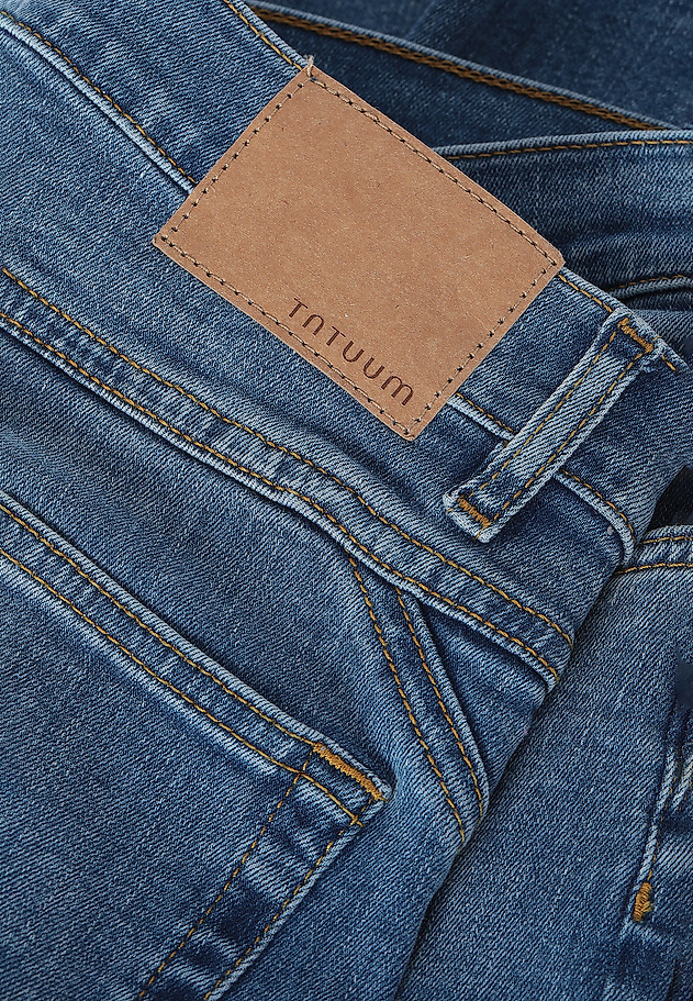 PANTALONI DE DAMĂ DIN DENIM DE DAMĂ ALANA 1 PANTALONI DE DAMĂ DIN DENIM DE DAMĂ ALANA 1 ALBASTRU 10