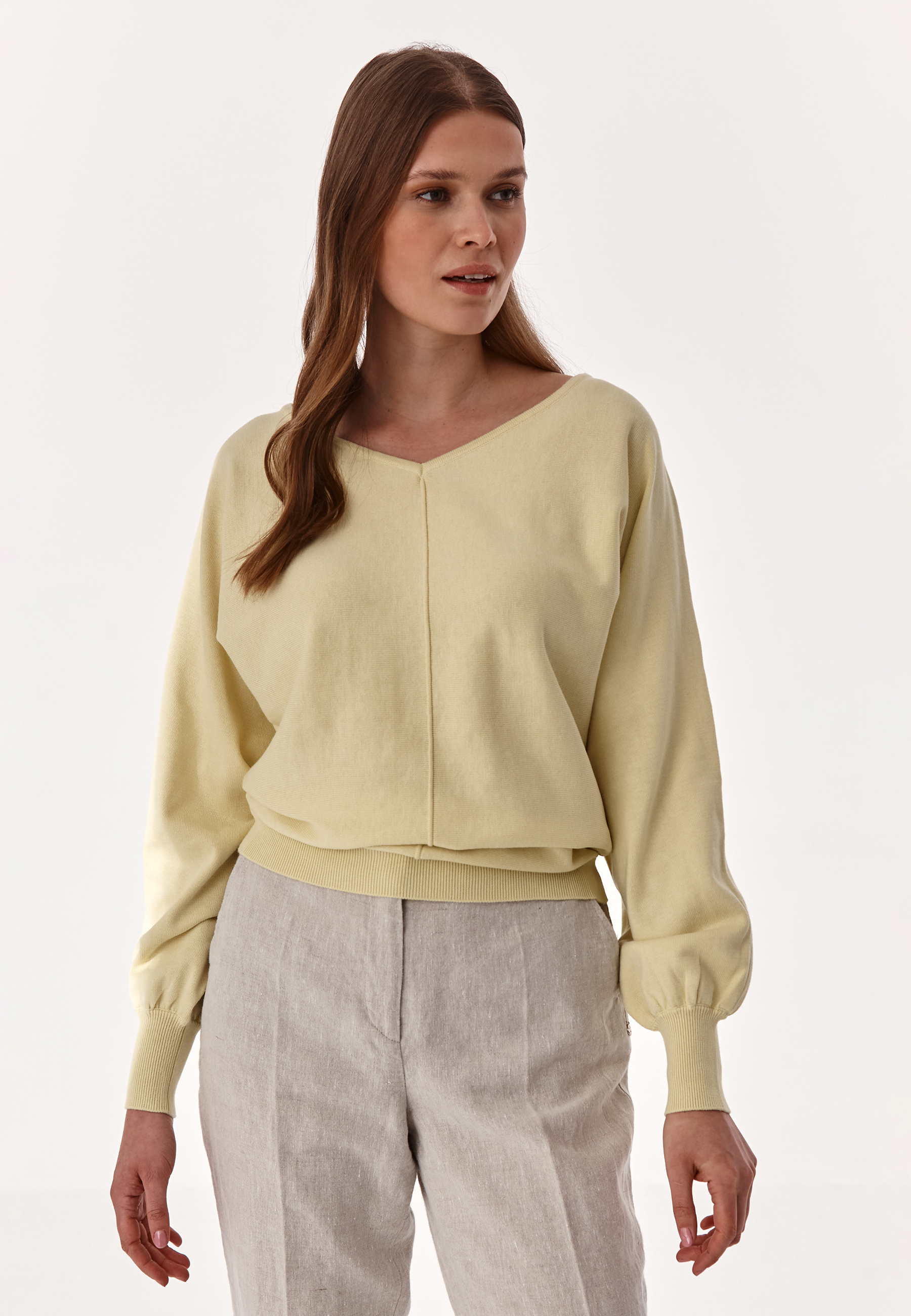 SWETER DAMSKI LAGUNA ŻÓŁTY 2