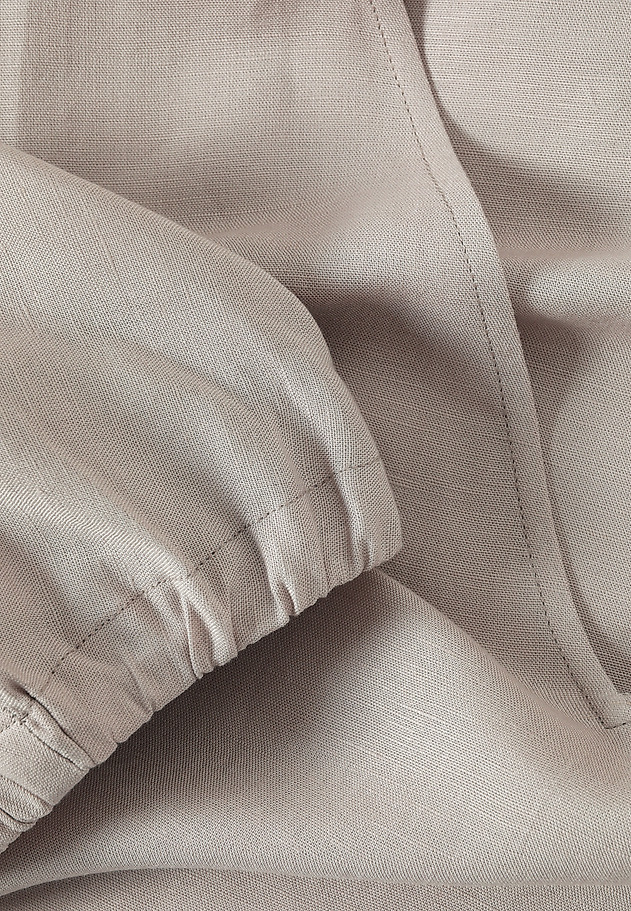 LINEN-VISCOSE DRESS - FARO LINEN-VISCOSE DRESS - FARO BEŻOWY 6