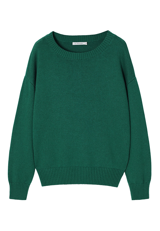 CLASSIC LADIES' JUMPER WITH ROUND NECKLINE — JOEL CLASSIC LADIES' JUMPER WITH ROUND NECKLINE — JOEL GREEN 8