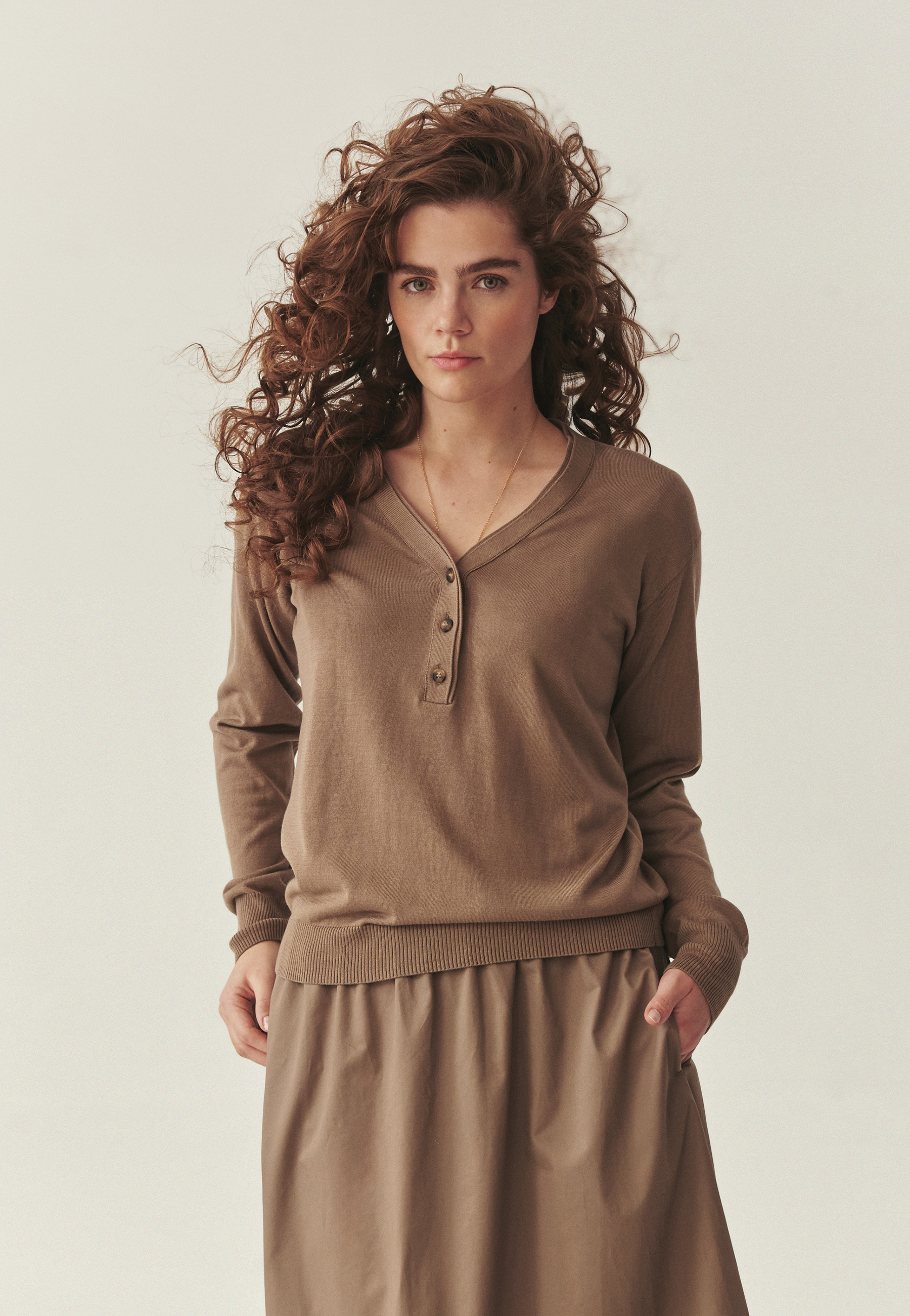 PULOVER CU ADAOS DE MĂTASE - TELLA