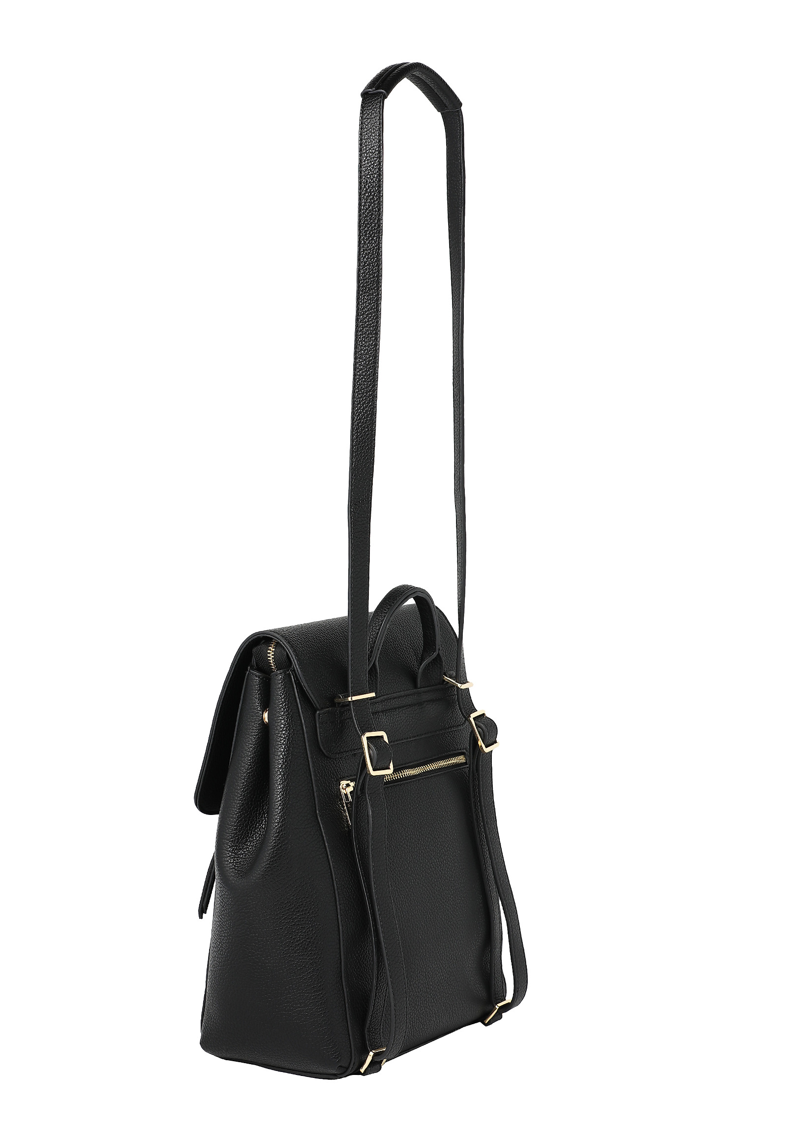 STYLOWY PLECAK DAMSKI - GOLIARA STYLOWY PLECAK DAMSKI - GOLIARA CZARNY 116514