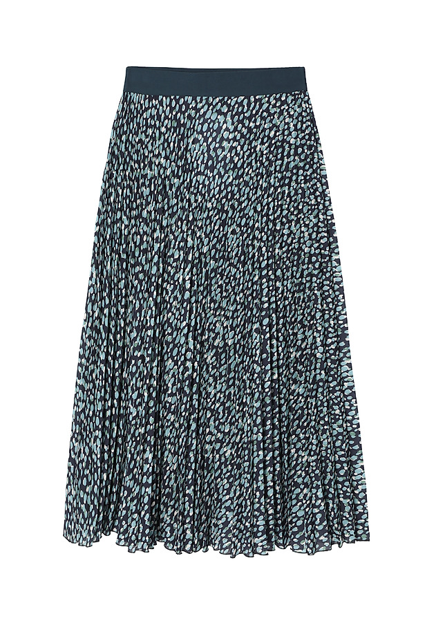 FABRIC PLEATED SKIRT WITH FINE PATTERN - RIDIO 2 FABRIC PLEATED SKIRT WITH FINE PATTERN - RIDIO 2 MULTIKOLOR 4