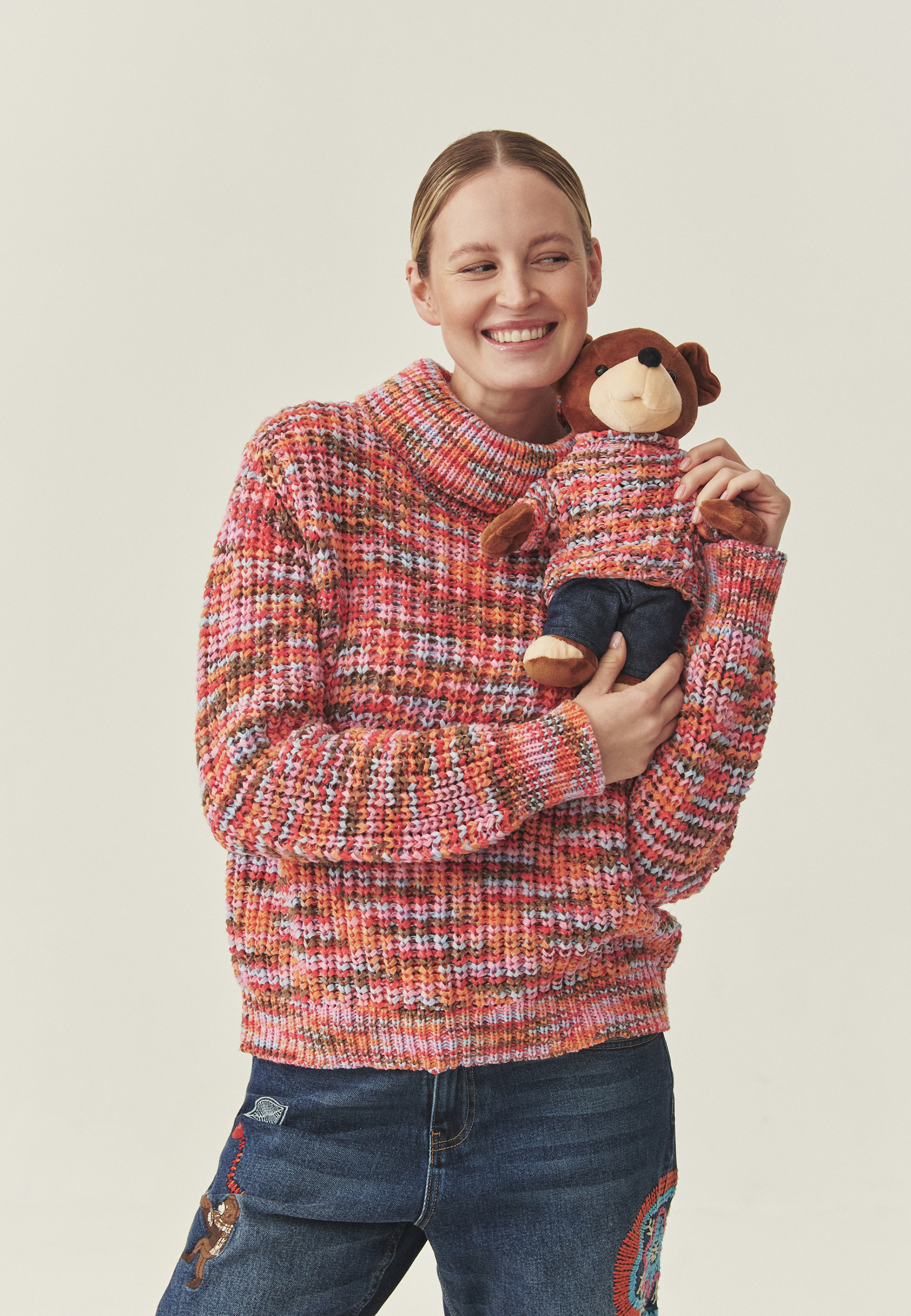 PLUSZOWY MIŚ USZATEK - TOY-BEAR 5 BEŻOWY 2