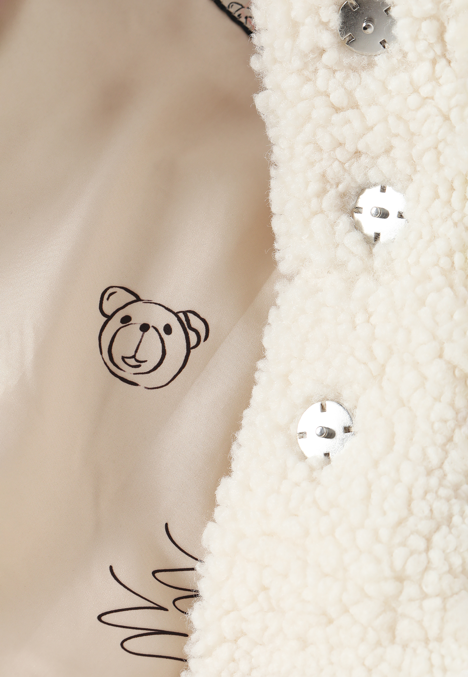 GEACĂ DE DAMĂ DIN ȚESĂTURĂ, MATLASATĂ, TIP OIȚĂ NADIA ECRU 2