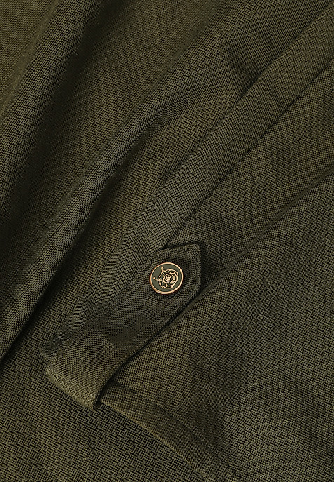 LOOSE-FITTING VISCOSE JUMPSUIT - KOREKI KHAKI 2