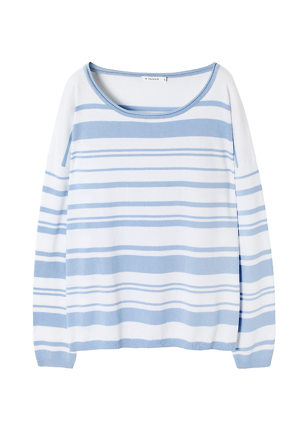 LADIES’ SWEATER IN IRREGULAR STRIPES PATTERN - STRIPPI LADIES’ SWEATER IN IRREGULAR STRIPES PATTERN - STRIPPI MULTIKOLOR 5