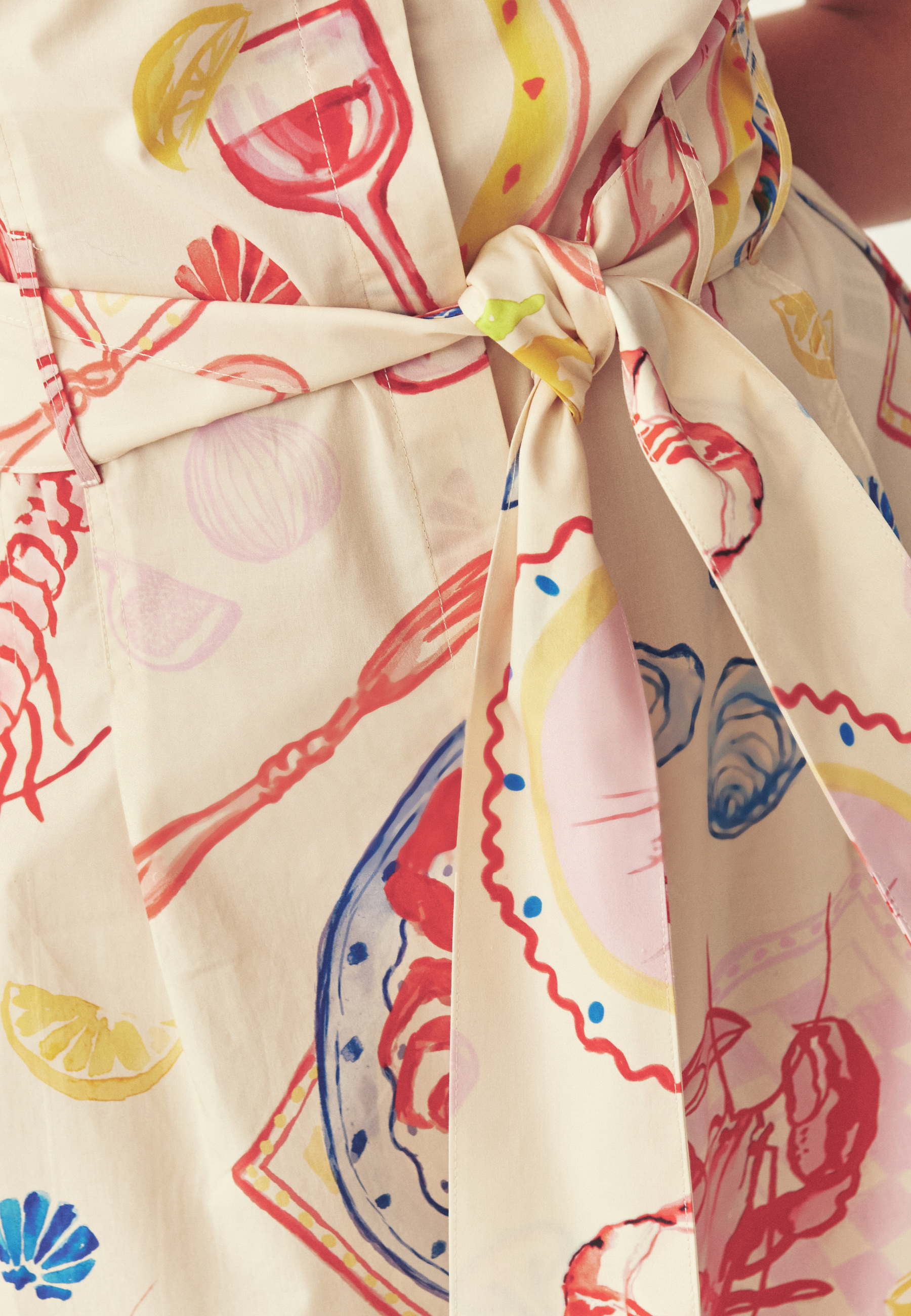 KOSZULOWA SUKIENKA Z AUTORSKIM WZOREM - LIMONA MULTIKOLOR 2