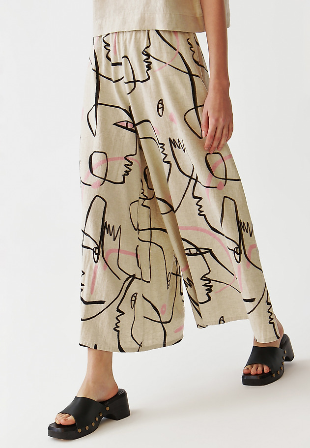 LADIES’ WIDE LEG TROUSERS - OKLIMA 2 LADIES’ WIDE LEG TROUSERS - OKLIMA 2 MULTICOLOR 2