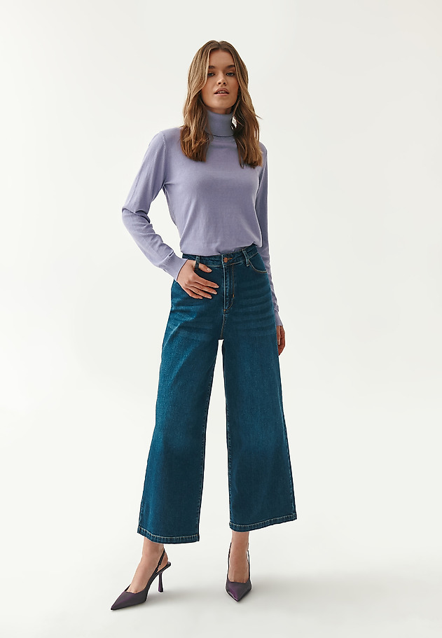 LADIES' TURTLENECK JUMPER MEKO LADIES' TURTLENECK JUMPER MEKO PURPLE 4