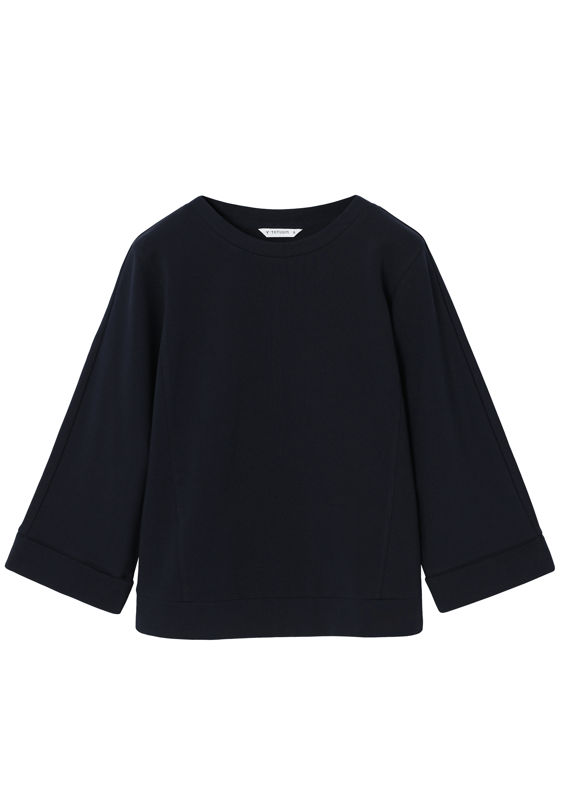 DZIANINOWA BLUZA Z BAWEŁNĄ -SULEN