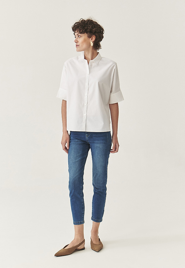 DENIM SKINNY TROUSERS - SARO 1 DENIM SKINNY TROUSERS - SARO 1 BLUE 2