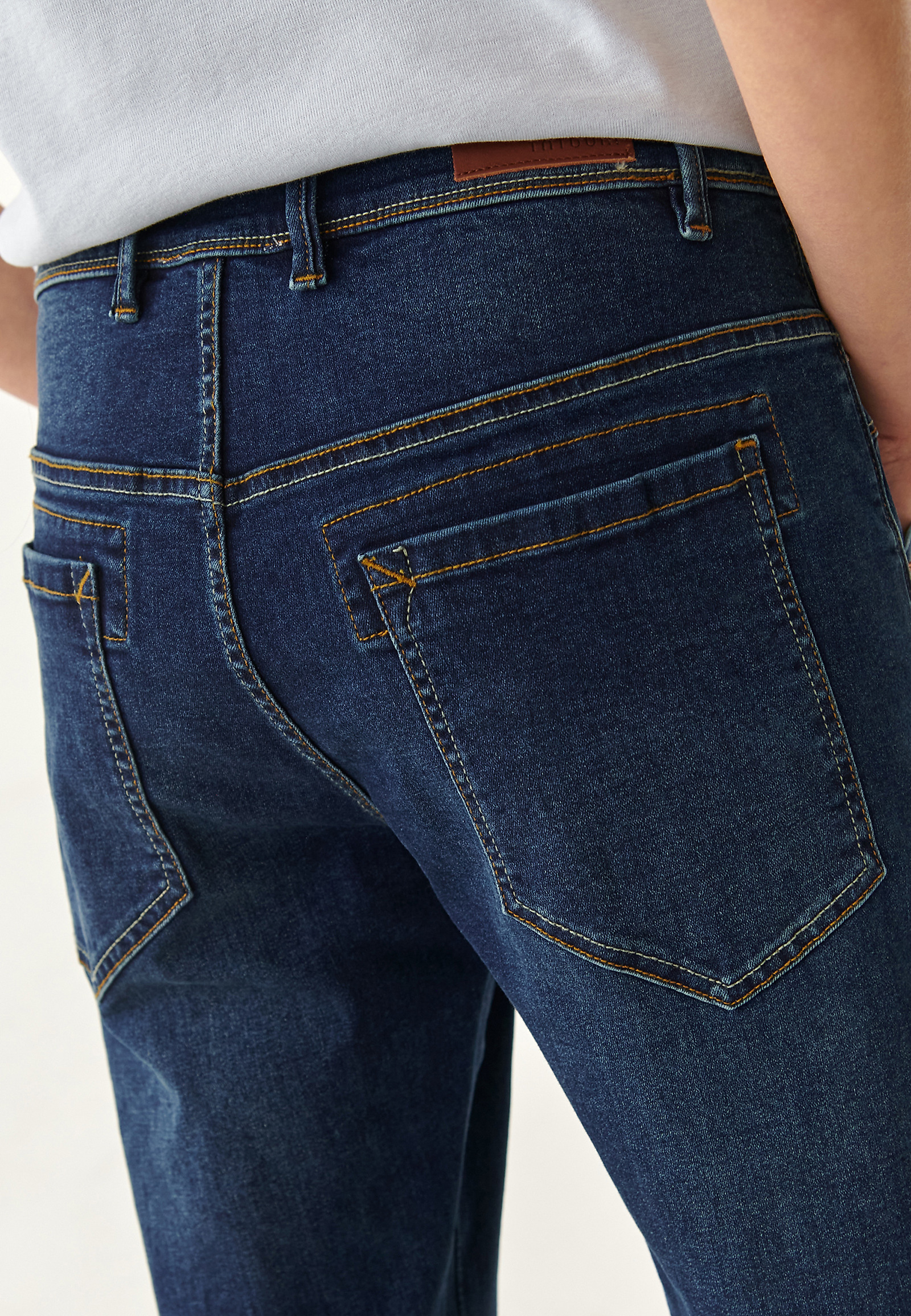 ŽENSKE JEANS HLAČE IZ DŽINSA KALMARA ŽENSKE JEANS HLAČE IZ DŽINSA KALMARA MODRA 85180