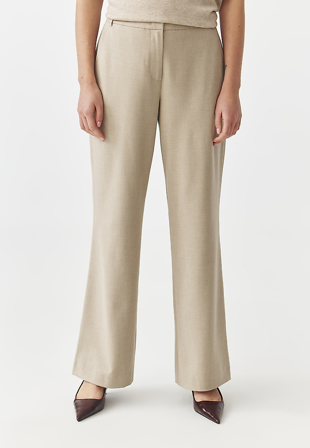 WIDE-LEG TROUSERS — TOTI WIDE-LEG TROUSERS — TOTI BEŻOWY 4