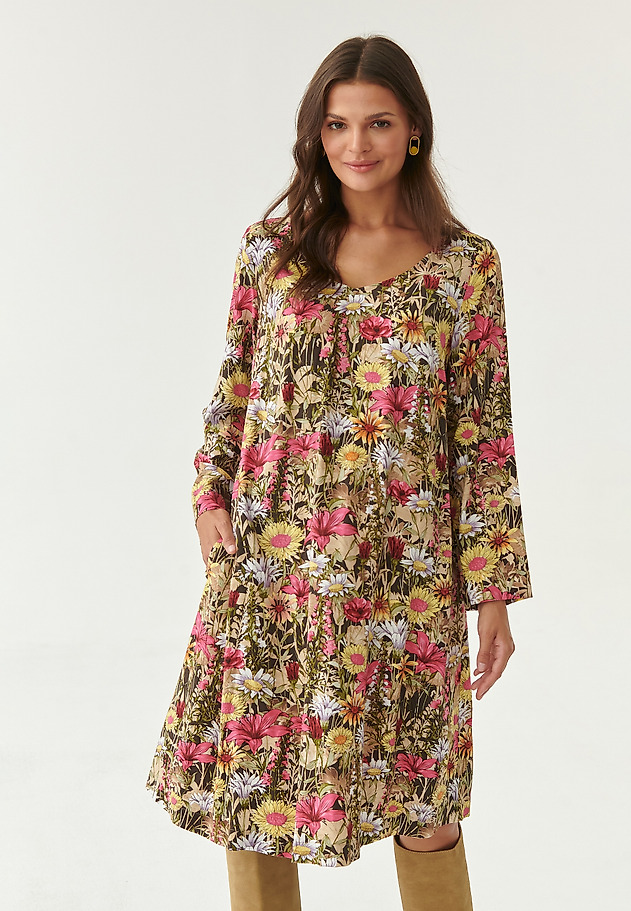 ROCHIE SCURTĂ CU MOTIV FLORAL MIRI ROCHIE SCURTĂ CU MOTIV FLORAL MIRI MULTICOLOR 5
