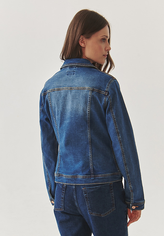 MODERN LADIES’ DENIM JACKET - BESKA MODERN LADIES’ DENIM JACKET - BESKA NIEBIESKI 4