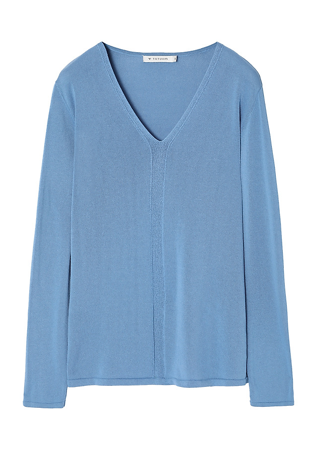 LADIES’ CLASSIC SWEATER - TESSO LADIES’ CLASSIC SWEATER - TESSO NIEBIESKI 4