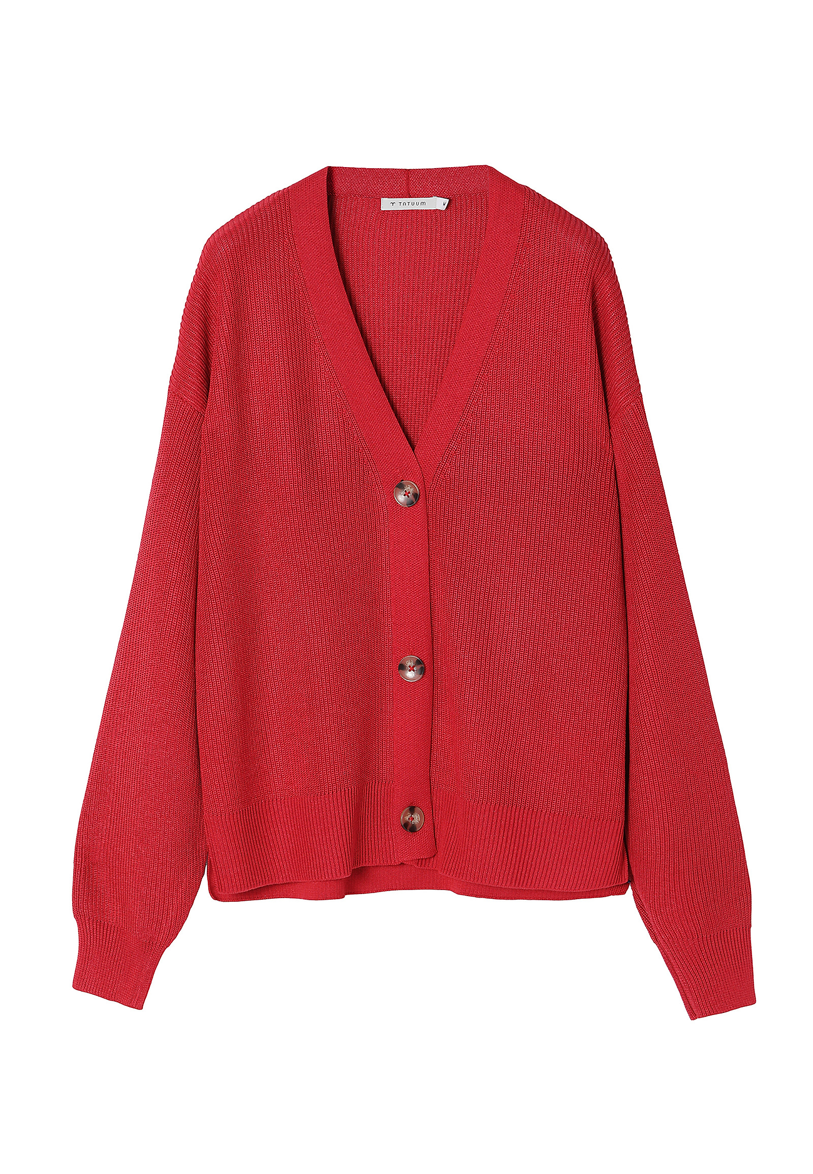 CARDIGAN MADE FROM COOL VISCOSE KAMIKO CARDIGAN MADE FROM COOL VISCOSE KAMIKO RED 79927