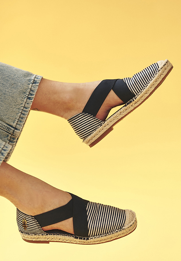 BAWEŁNIANE ESPADRYLE — ESPI 1 BAWEŁNIANE ESPADRYLE — ESPI 1 GRANATOWY 1