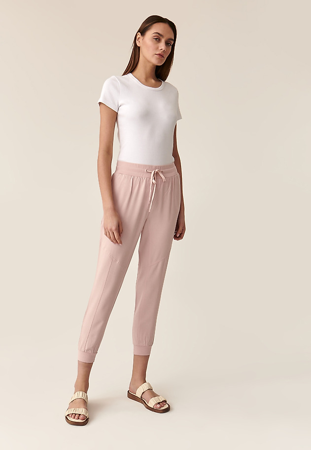 LADIES' ELASTICIZED TROUSERS SANKO LADIES' ELASTICIZED TROUSERS SANKO RÓŻOWY 1