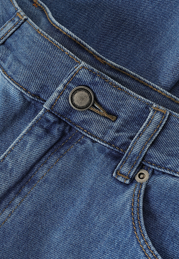 DENIM TROUSERS WITH WIDE LEG - RAVEY DENIM TROUSERS WITH WIDE LEG - RAVEY NIEBIESKI 7