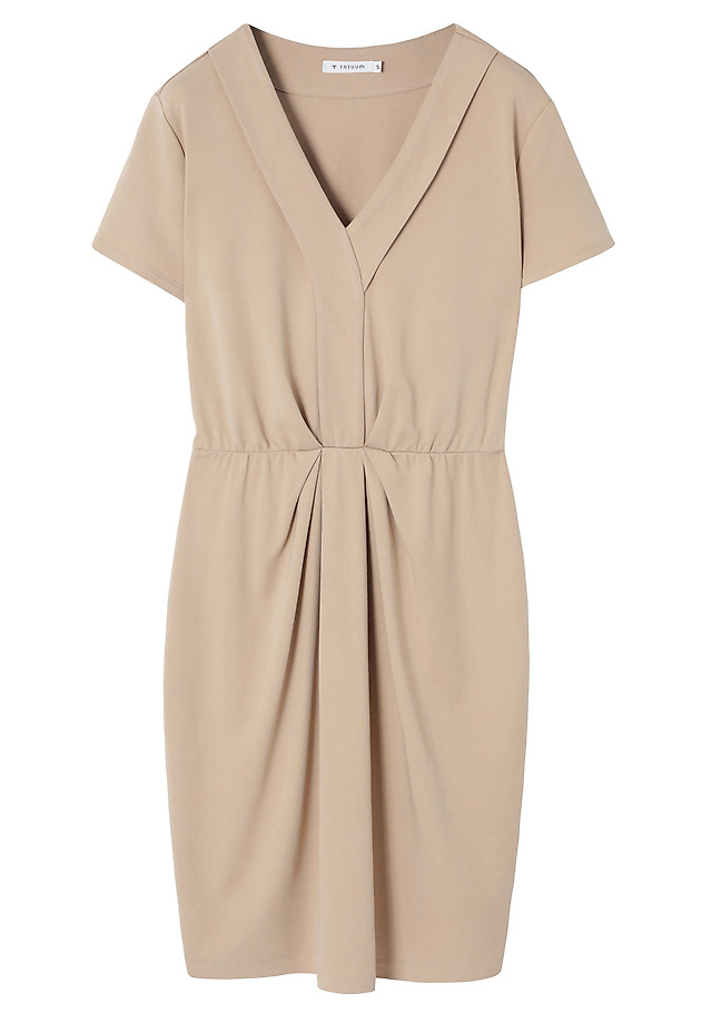 LEŽÉRNE ŠATY Z POHODLNÉHO ÚPLETU - INOKI LEŽÉRNE ŠATY Z POHODLNÉHO ÚPLETU - INOKI BÉŽOVÁ 7