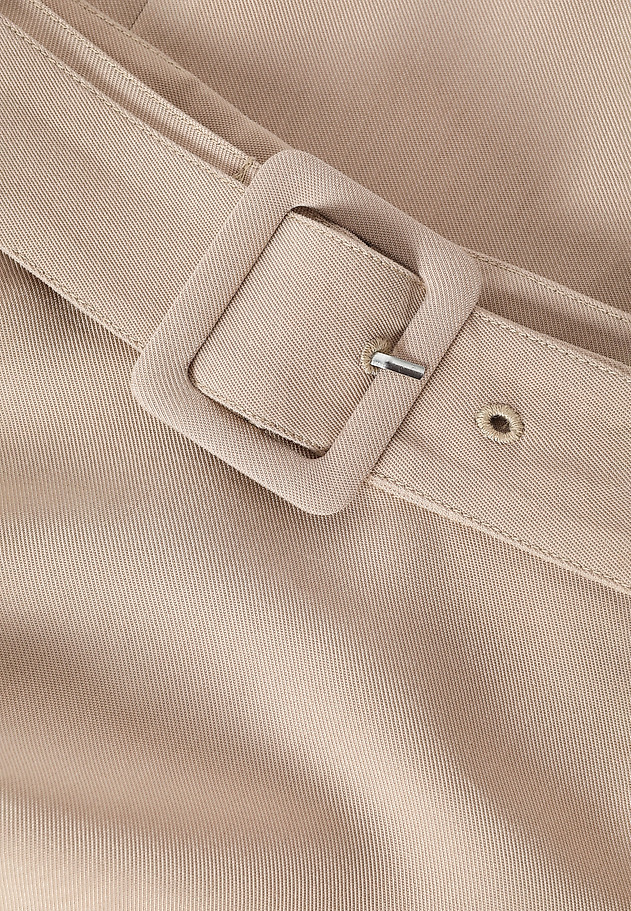 LADIES’ SKIRT WITH DECORATIVE BELT AND A BUCKLE - ORMI LADIES’ SKIRT WITH DECORATIVE BELT AND A BUCKLE - ORMI BEŻOWY 6