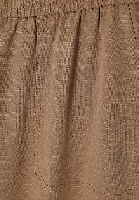 LADIES’ PANTS WITH TURNED-UP CUFFS - SUMIKO BROWN 2