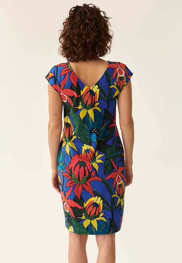 LADIES' FLORAL WRAP DRESS KOKA 3 LADIES' FLORAL WRAP DRESS KOKA 3 MULTIKOLOR 3