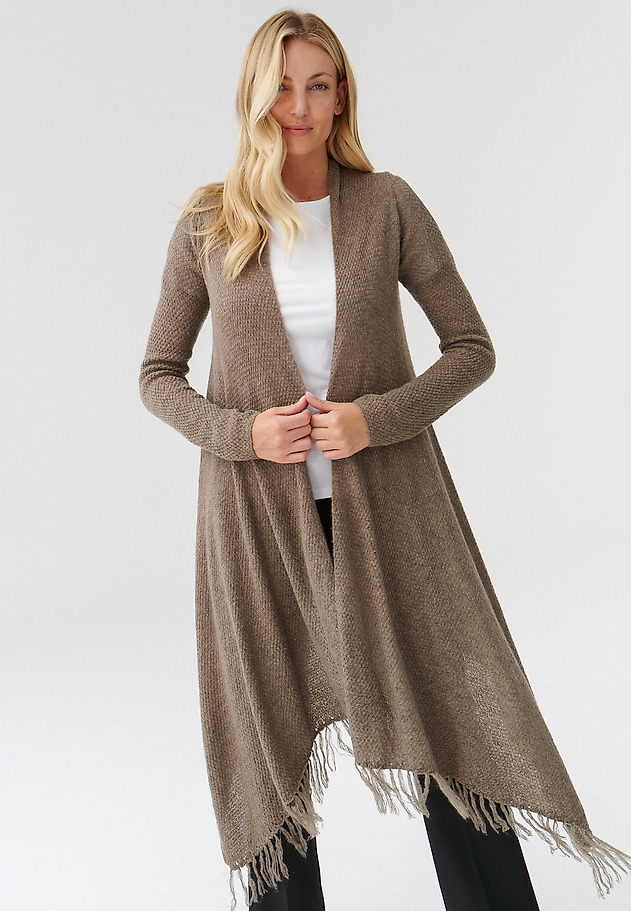 LONG LADIES’ SWEATER KAMIDI LONG LADIES’ SWEATER KAMIDI BEŻOWY 1