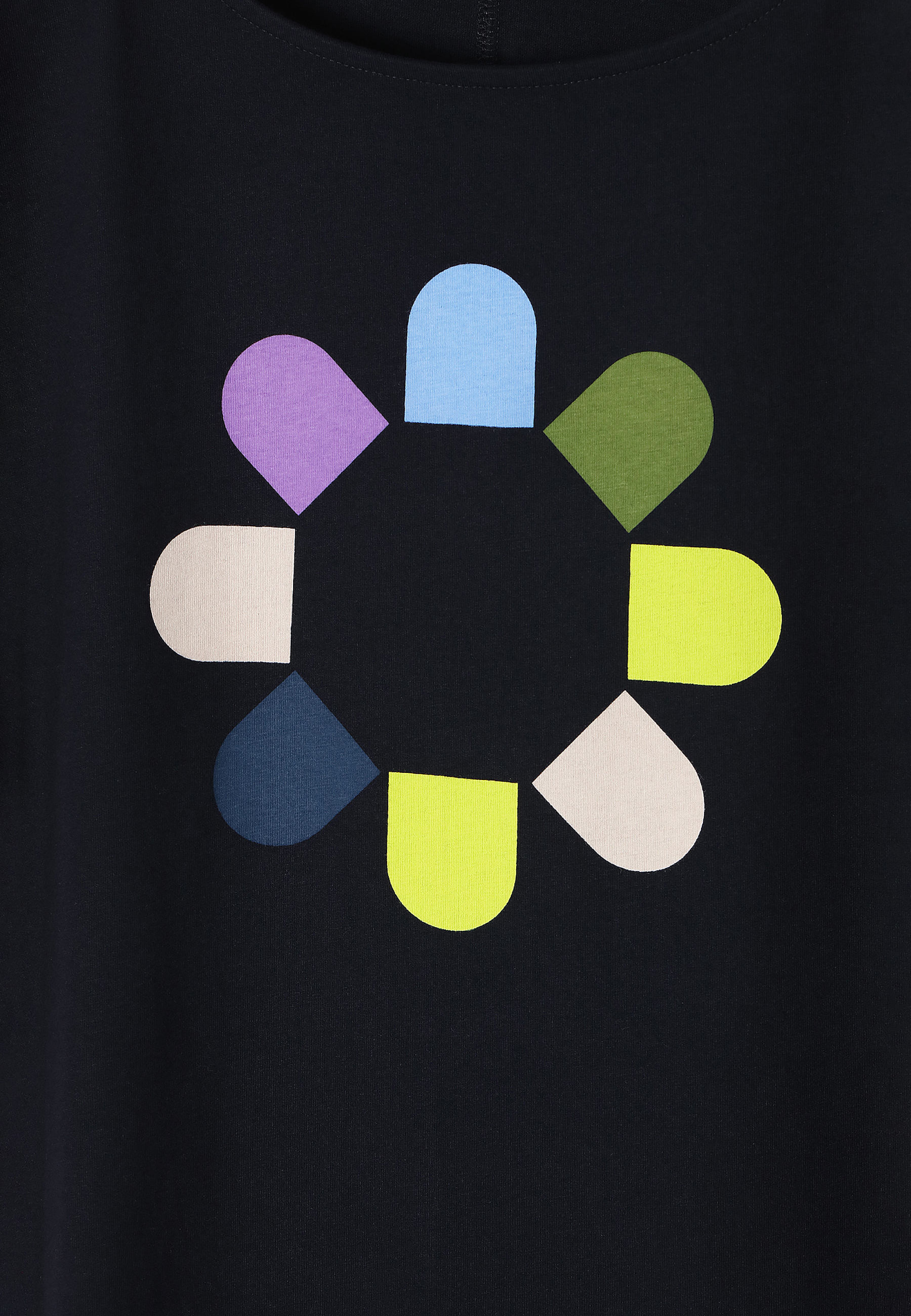 DÁMSKÉ TRIČKO S GEOMETRICKÝM POTISKEM MIZA 1