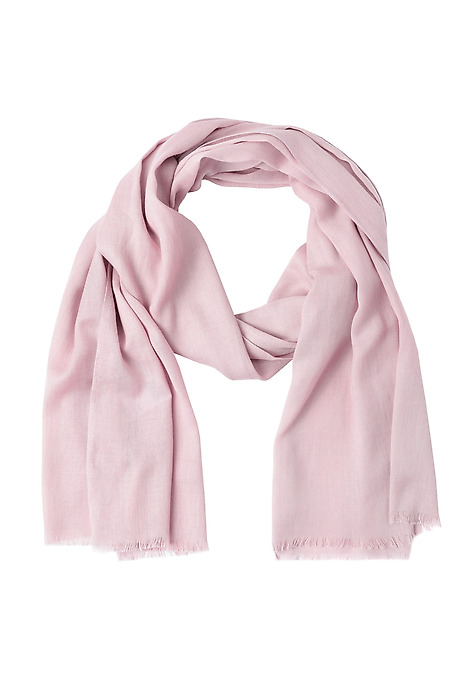 BAWEŁNIANY SZALIK DAMSKI — SENICA RÓŻOWY 2