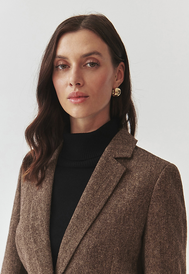 LADIES' FABRIC JACKET WITH RIBBED INSERT — SUZIKA 1 LADIES' FABRIC JACKET WITH RIBBED INSERT — SUZIKA 1 MULTIKOLOR 5