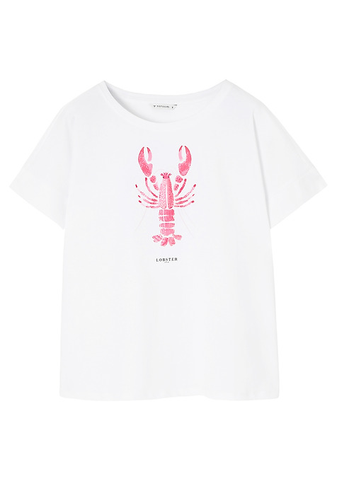 BAWEŁNIANY T-SHIRT Z NADRUKIEM - MONKI 2 MULTIKOLOR 2