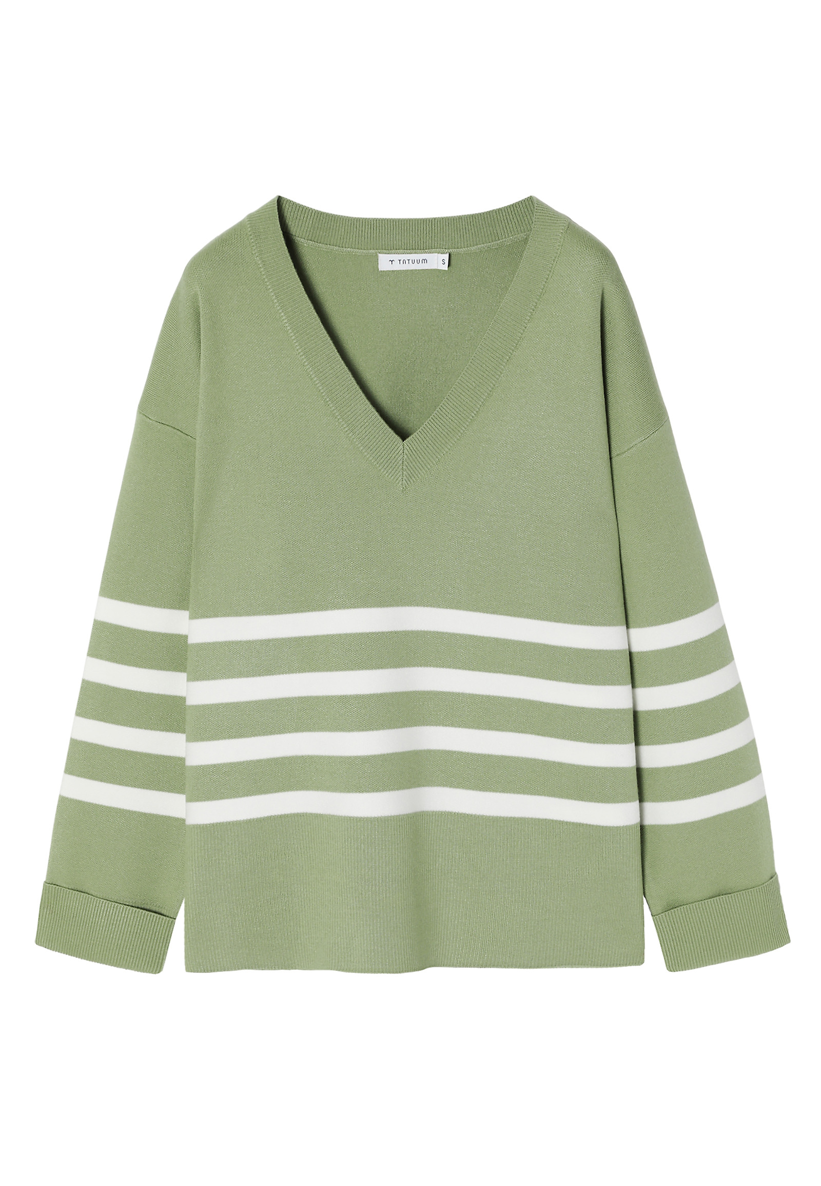 DAMSKI SWETER W PASKI - ELIANA DAMSKI SWETER W PASKI - ELIANA ZIELONY 100980