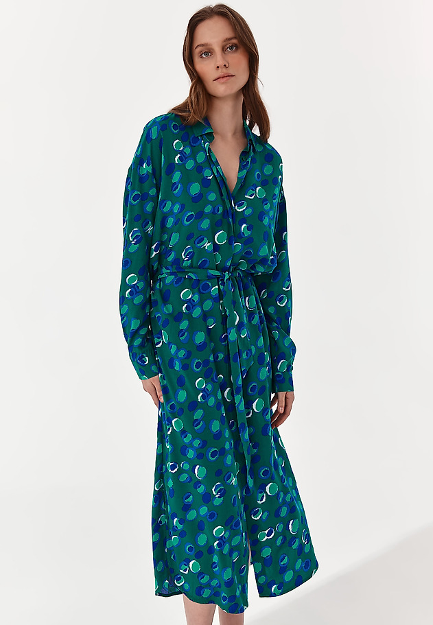 BLOOMING COLLECTION: MIDI DRESS LISO 2 BLOOMING COLLECTION: MIDI DRESS LISO 2 MULTICOLOR 2
