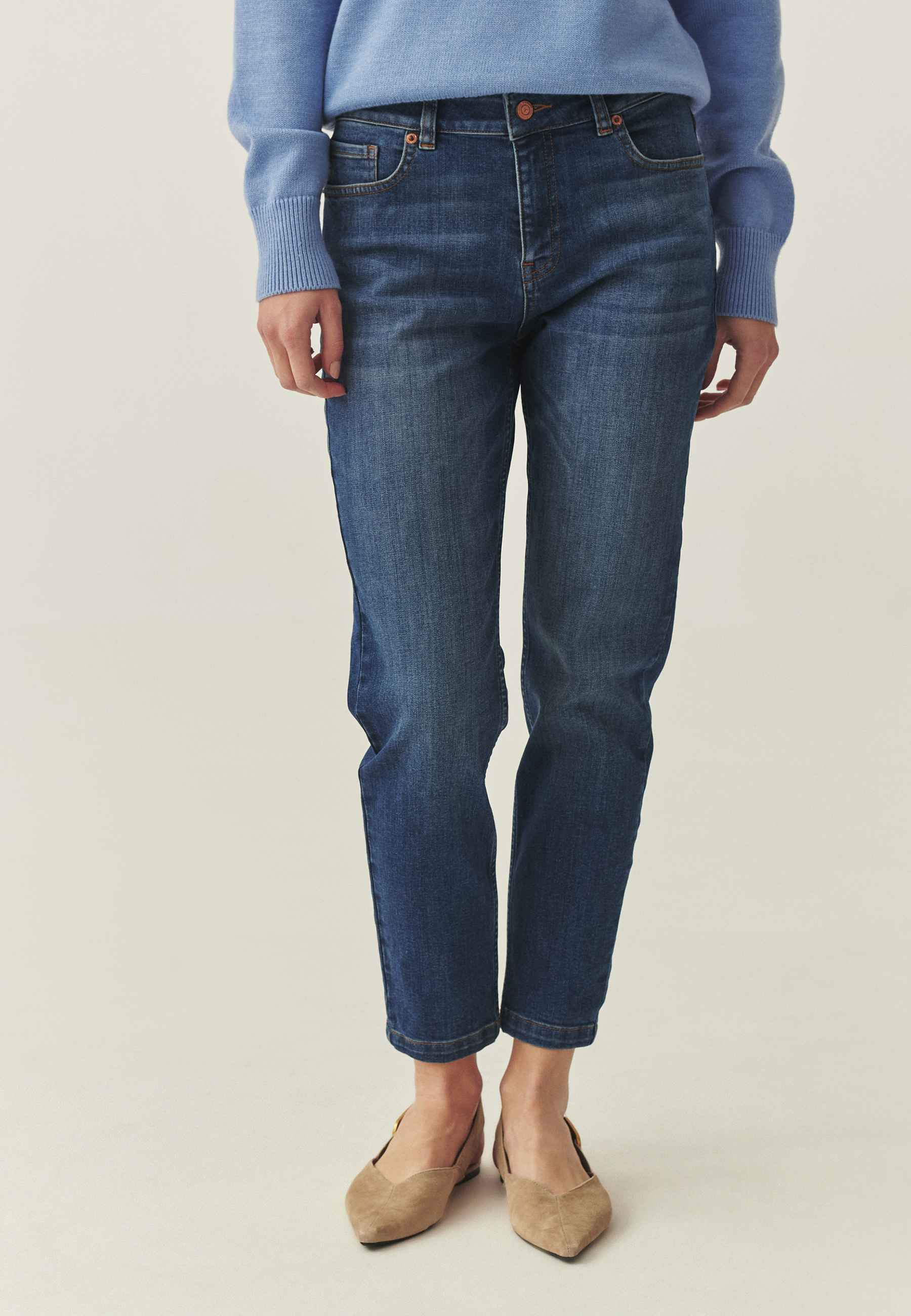 DENIMOWE SPODNIE ANKLE-FIT - TARO 1