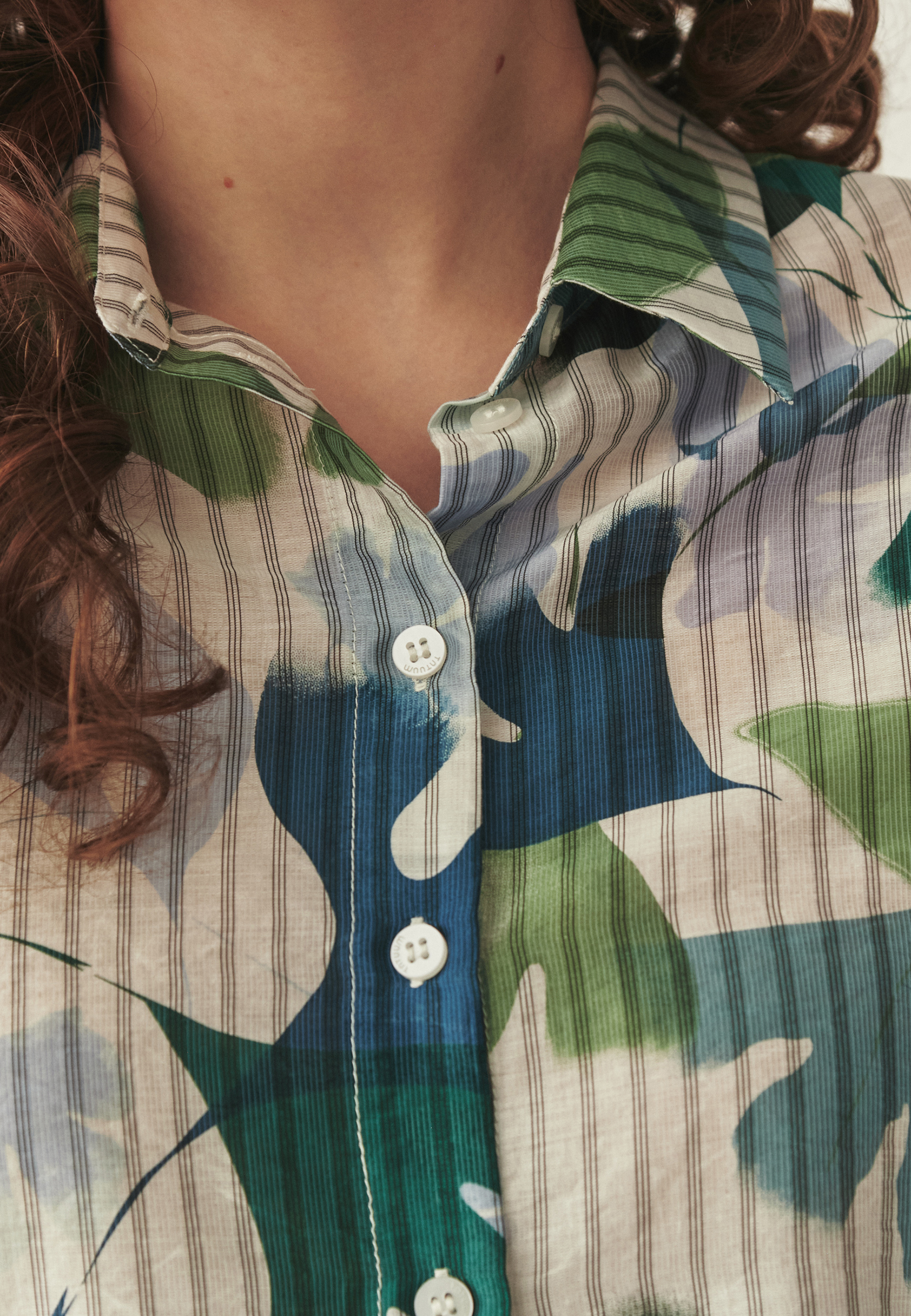 WZORZYSTA KOSZULA Z LYOCELLEM - RAYO MULTIKOLOR 2